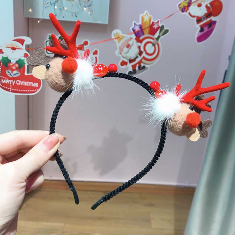 送料無料 クリスマス カチューシャ 髪飾り ヘアバンド ヘアアクセサリー トナカイ 鹿の角 ヘッド 鹿 パーティー コスプレ衣装 クリスマス飾り 頭飾り 仮装 クリスマス 文化祭 可愛い マーチカラー 大人 子供 キッズ イベント 学園祭 文化祭の商品画像 2