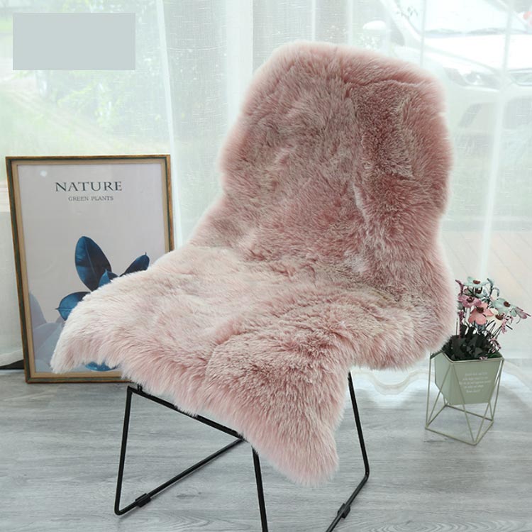 プレゼント ソファー フェイクファー ファーラグ ふわふわムートン 可愛い マット ふわふわ 洗える カーペット マット もこもこ ラグマット かわいい フェイクムートンラグ 背もたれ ソファーカバー 新生活 ギフト クッション [3]