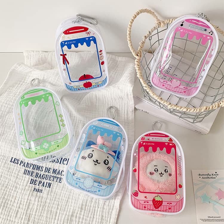 防水 痛バッグ ぬいぐるみポーチ 10cm ぬいぐるみポーチ クリアポーチ 透明 ケース 防塵 ぬいぐるみポーチ ぬいポーチ 推し活ポーチ ぬいバッグ ディスプレイ 軽量 コンパクト 可愛い ギフト
