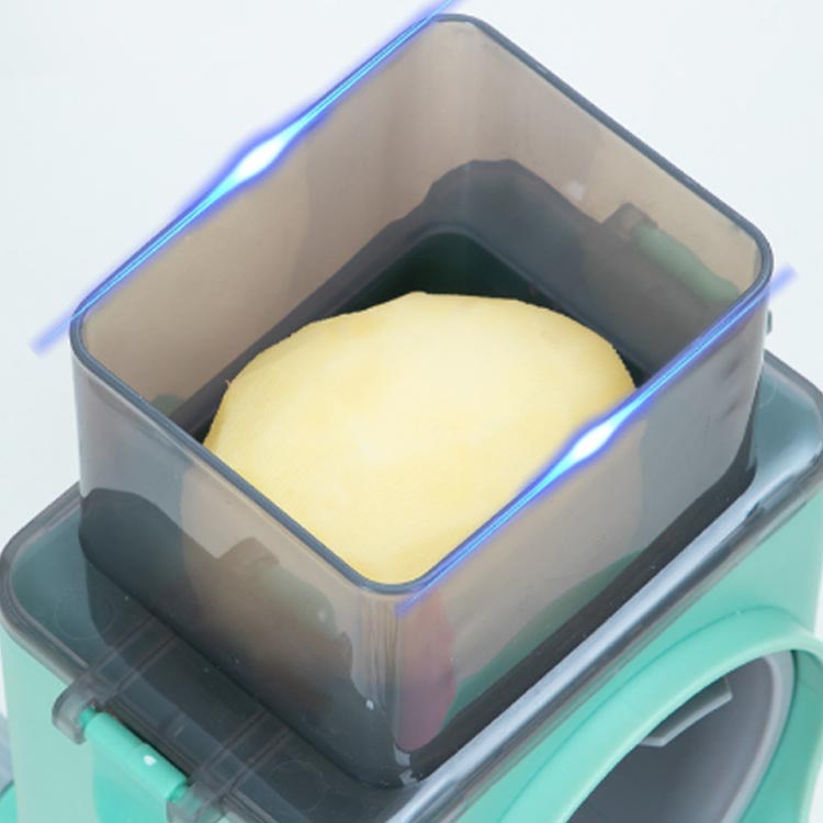 多機能 野菜カッター 千切り 野菜スライサー 調理器セット みじん切り フードカッター 野菜スライサー 手回し式 回転式 1台6役 チョッパー 時短調理 万能スライサー 回すだけ おろし器 お手軽 お手入れ簡単 firststep2-10006338 firststep サンプル画像3