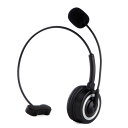 ヘッドセット ステレオ Bluetooth 5.0 ノイズキャンセリング ビジネスヘッドセット 片耳 ステレオ 軽量 快適 音質高 ノイズキャンセリングマイク オフィスに適用 2