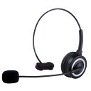 ヘッドセット ステレオ Bluetooth 5.0 ノイズキャンセリング ビジネスヘッドセット 片耳 ステレオ 軽量 快適 音質高 ノイズキャンセリングマイク オフィスに適用 3