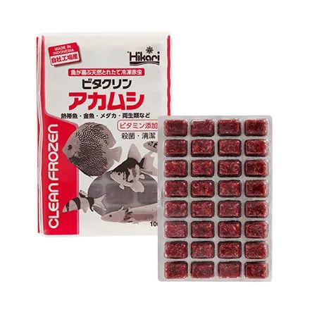 キョーリン　ビタクリンアカムシ　100g　1枚　冷凍赤虫　※クール便