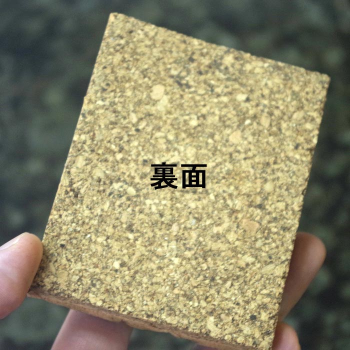 コルク樹皮　2層構造　10×8cm　厚1.5-2cm前後　20枚