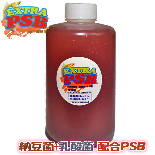 楽天市場 Psbの更に上を行くバクテリア剤 1000ml Extra Psb Psb 納豆菌 乳酸菌 生きたバクテリア 光合成細菌 いつでも出来立てをお届けします 新着 水槽 熱帯魚 観賞魚 飼育 生体 通販 販売 アクアリウム あくありうむ ネオス 楽天市場店