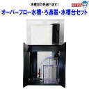 1点物! オーバーフロー水槽・ろ過器・水槽台セット