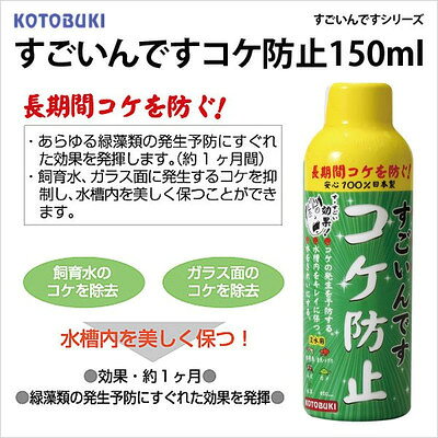 コトブキ　すごいんです　コケ防止　150ml【水槽/熱帯魚/観賞魚/飼育】【生体】【...