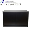 JUN　ステージア 12045 ブラック　（1200×450×700mm)(要大型送料)(取寄商品)水槽台　キャビネット　【水槽/熱帯魚/観賞魚/飼育】【生体】【通販/販売】【アクアリウム/あくありうむ】