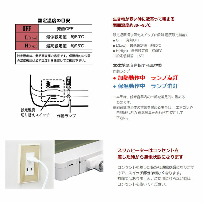 三晃商会　外付け　スリムヒーター　15W　E491 3