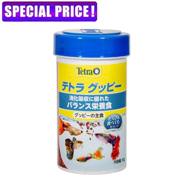 【日曜闇市】テトラ　グッピー　30g　※賞味期限2025年10月