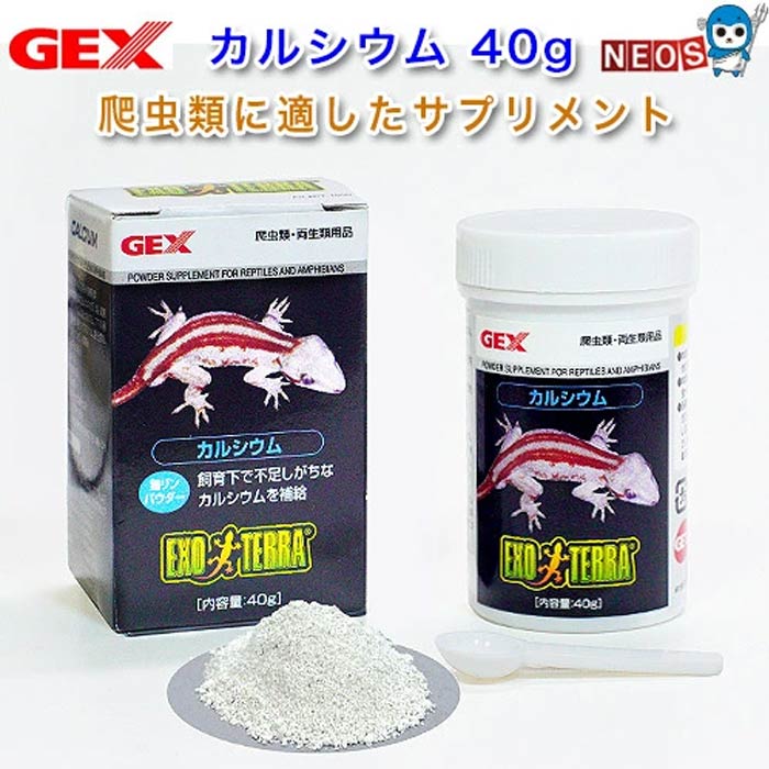 Foods - パケパフ350GEX　EXO TERRA（エキゾテラ）　カルシウム　40g　PT1850