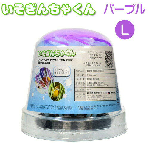 パケパフ350円カミハタ　いそぎんちゃくん　L　パープル