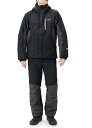在有即配宅配便 Pazdesig(パズデザイン) BS WARM RAIN SUIT III ウォームレインスーツ XLブラック ホワイトSBR-043 防寒防...
