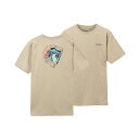 在有即日発送 シマノ(SHIMANO) SH-003V オーガニックコットン グラフィック Tシャツ XS ベージュ