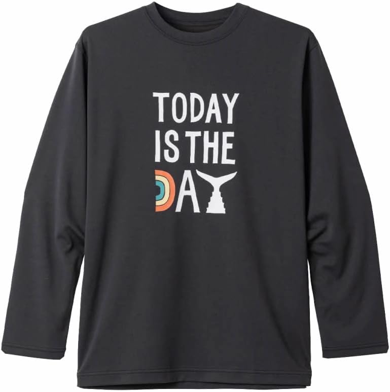 在有即日発送　シマノ(SHIMANO) SH-010V グラフィック ロングスリーブ XS チャコール