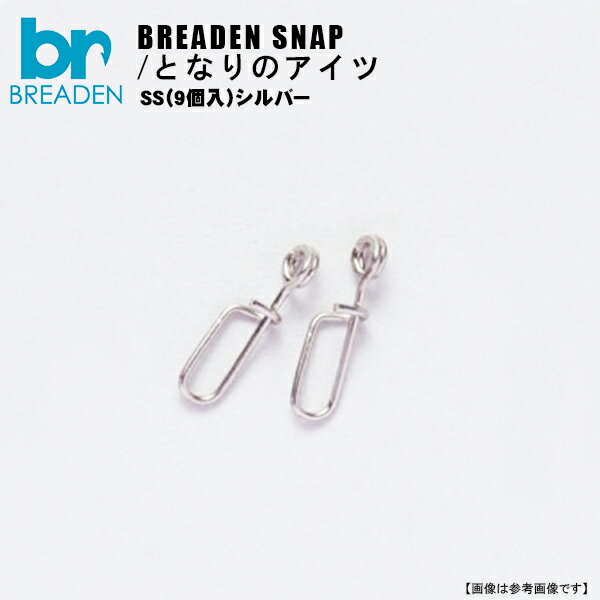 ブリーデン　BREADEN-SNAP　となりのアイツ SS（9個入）シルバー 　メール便配送可　[用品5]