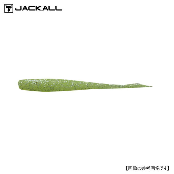Rakuten - 【1日はポイント10倍！】ジャッカル デカキビナ〜ゴ 2.5インチ グローチャートシルバーフレーク メール便配送可 [ルアー1]