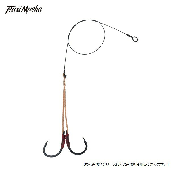 Rakuten - 釣武者 ケプラーワイヤー2本鈎 14号 メール便配送可 [用品1]