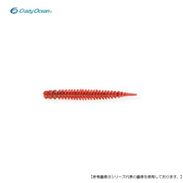 Rakuten - クレイジーオーシャン 海毛虫HF #102 赤バチ メール便配送可 [ルアー1]