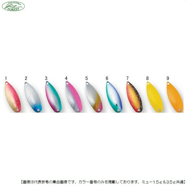 Rakuten - フォレスト ミュー 3.5g No05 ゴールドテール メール便配送可 [ルアー4]