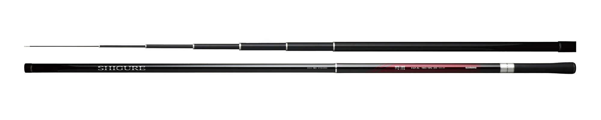 【パーツ生産終了50％オフ】シマノ（SHIMANO）　11時雨　H2．6　硬中硬H　90−95ZB　鮎竿