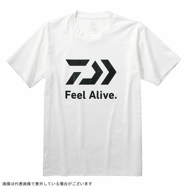 ダイワ（DAIWA） DE-83009 ショートスリーブ FEEL Alive.Tシャツ ホワイト 3XL