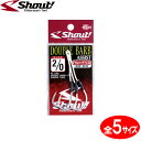 シャウト ダブルバーブアシスト 42-DA (アシストフック) ゆうパケット可