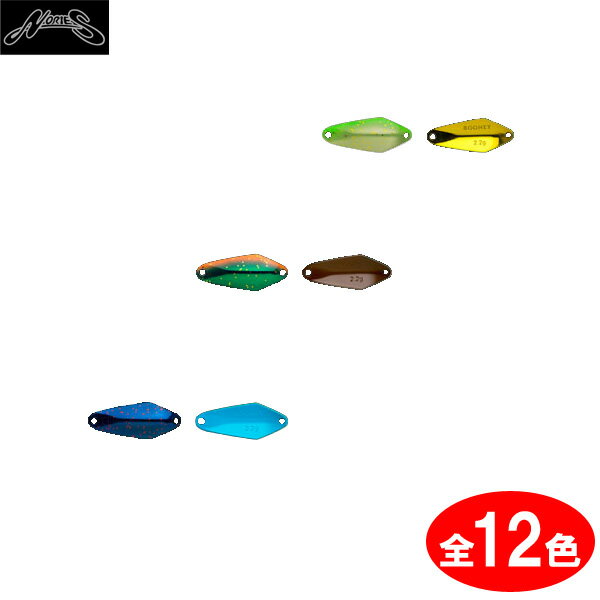 【11/20～ エントリー＆3点でP10倍】　ノリーズ 鱒玄人(ますくろうと) ルーニー 2.2g ゆうパケット可