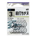 オーナー 前打ちチヌ(ひねりなし) 黒 ゆうパケット可