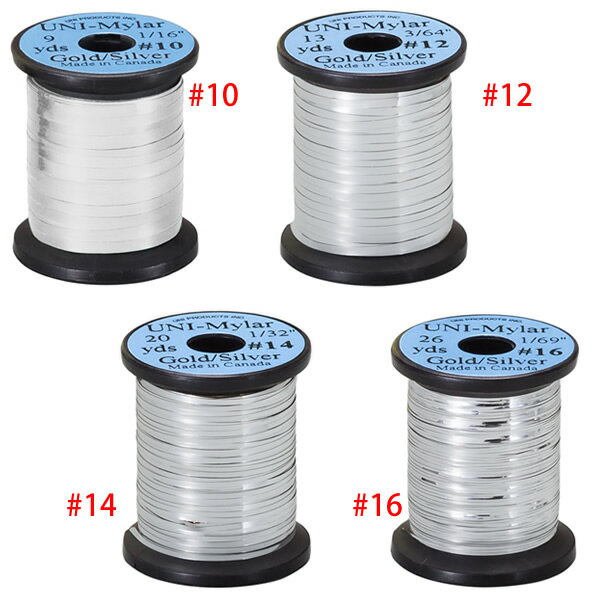 ティムコ UNI マイラー ゴールド/シルバー (フライマテリアル) ゆうパケット可