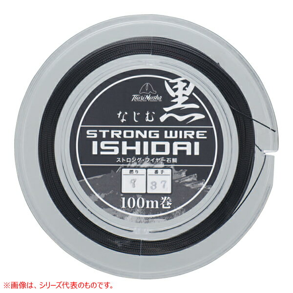 7/5はポイント10倍！釣武者 ストロングワイヤー石鯛 10m 黒 (ワイヤーハリス)