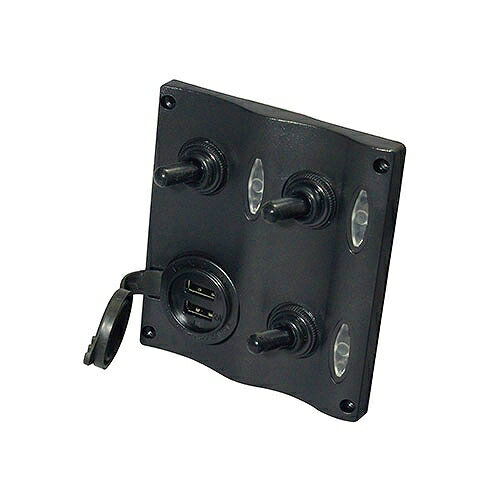 【11/20～ エントリー＆3点でP10倍】　BMOジャパン USB付スイッチパネル C91359LED 40B0018 (ボート備品)