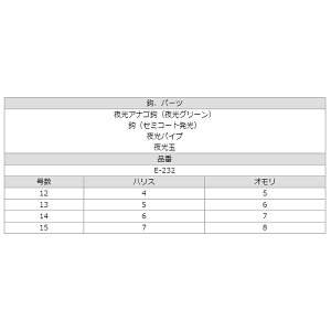 ささめ針 ぶっこみ夜光うなぎアナゴ E-232 (ウナギ アナゴ 仕掛け)