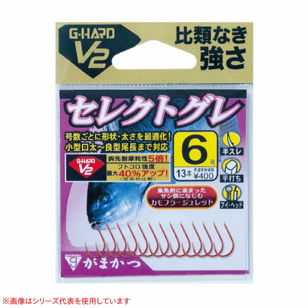 17・18日 10000円で1000円OFFクーポン配布がまかつG-HARDV2セレクトグレ68733(グレバラ針)