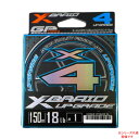 X-BRAID エックスブレイド アップグレードX4 150m (ソルトPEライン) ■ カラー：100m/150m/200m オーキドホワイト1m15cm毎 ウルゲソピンクマーク■サイズ：0.3号6lb■素材： ポリエチレン〈比重：0.98〉≪X-BRAID ソルトPEライン≫ トPEライン≫●高密度ピッチ製法 × WX4工法 × GP加工 × HST加工が可能とした圧巻のパフォーマンス。 一般的にPEラインは、高密度にピッチを細かく組み上げると耐磨耗性が上がり直線強力が落ちる。 逆に低密度でピッチを粗く組み上げると、糸が直線的になり直線強力が上がり耐磨耗が下がる。 X-BRAID UPGRAD はその相反する性能の両方を世界最高レベルで実現し、(社)日本釣用品工業会釣糸部会制定の「PE糸の太さ標準規格」に準じたオールカテゴリーハイクオリティーハイパワーPEラインです。「在庫有り」の表示であっても、必ずしも在庫を保証するものではありません。掲載商品につきましては、各モール及び実店舗と在庫を共有しております。完売や欠品の場合は、誠にご迷惑をお掛けいたしますが、御注文をキャンセルさせていただく場合がございます。予めご了承ください。なお、「ご注文内容の確認とお届けについてのお知らせ」メール送信後は、キャンセルを承ることが出来かねますのでご了承ください。この商品のサイズは25、重さは40です。こちらのサイズが合計で100以下、且つ重さが700以下であれば、ゆうパケットで発送できます。この商品のみのご注文の場合、ゆうパケットでの配送時には合計で4個まで入ります。世界最高糸質アップグレード