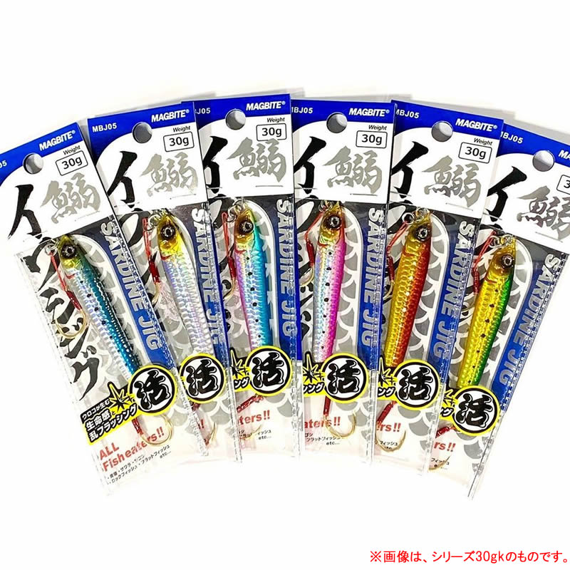 【11/20～ エントリー＆3点でP10倍】　マグバイト イワシジグ 40g MBJ05 (メタルジグ ジギング ショアジギング SLJ) ゆうパケット可