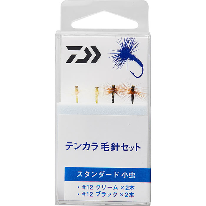 【10日1時59分まで買い周りイベント中】ダイワ テンカラ毛針セット スタンダード 小虫 (フライフィッシング 毛針 フライ仕掛け) ゆうパケット可