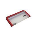 タカ産業 A-0105 CLEAR MINI WALLET CASE RED (エギング ケース)