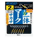 【9/4 20:00~ エントリーで最大6000P!】 オーナー 一体マークサカサ 白 16520 (鮎背針・鮎サカサ針) ゆうパケット可
