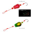 7号 ジャッカル レッドグロードット エッグショット ブラクリ