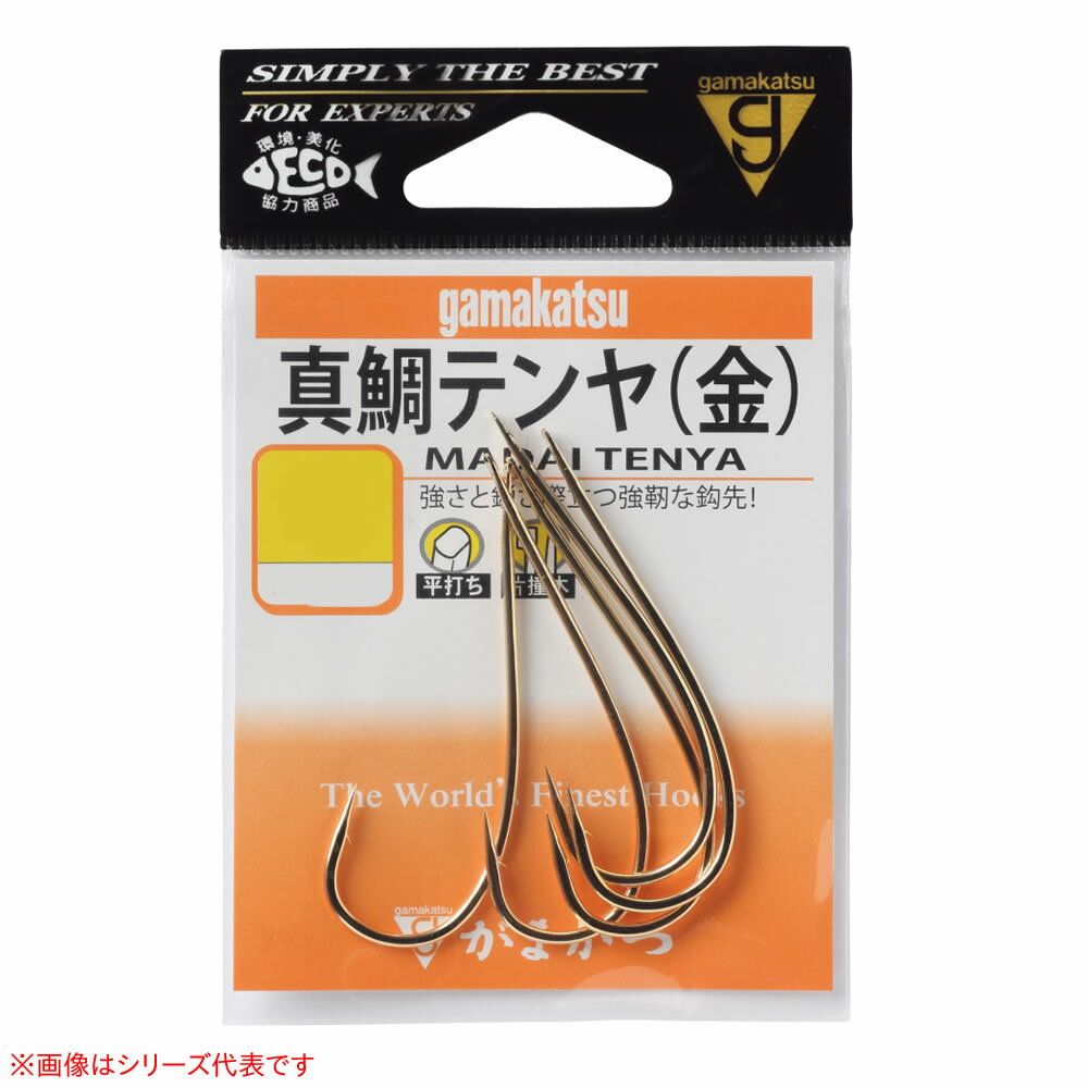 がまかつ 真鯛テンヤ 金 (マダイ・イサキ・ブリバラ針) ゆうパケット可