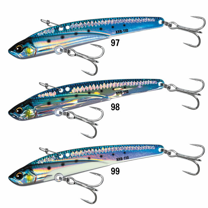 メジャークラフト クロスライド ブレード 110 ダメージ鱗カラー XRB-110L (ソルトルアー) ゆうパケット可のサムネイル