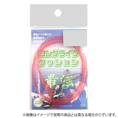 人徳丸 ロングライフクッション ピンク 2.3mm×50cm P023-050BB (クッションゴム) ゆうパケット可