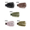 デプス ハイパーフットボールジグ 1/2oz シリコンファインスカート (ラバージグ) ゆうパケット可