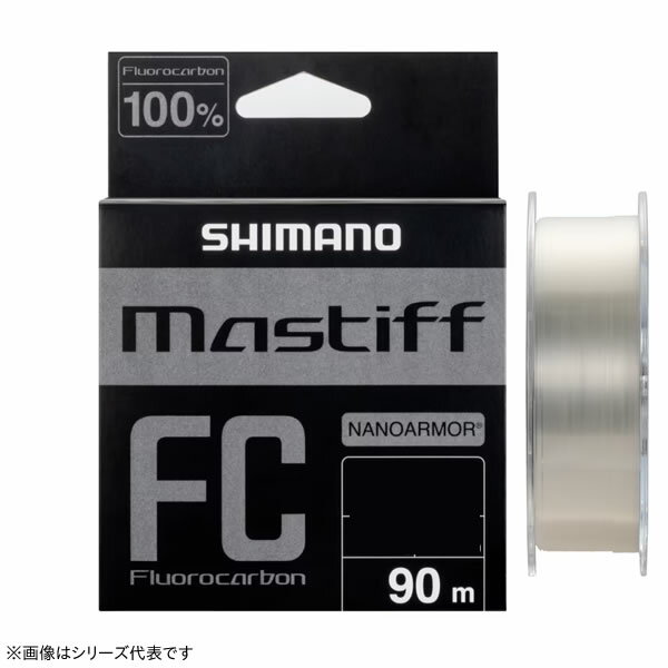 シマノ マスティフ FC クリア 90m 14～20lb LB-B41V (ブラックバスライン フロロカーボンライン)