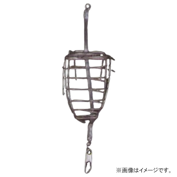 【11/20～ エントリー＆3点でP10倍】　海幸漁具 ステンコマセカゴ ゴム付 No.15 L15-B (コマセカゴ)