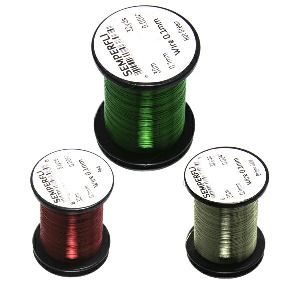 ティムコ センパーフライ ワイヤー 0.1mm (タイイング バイス)