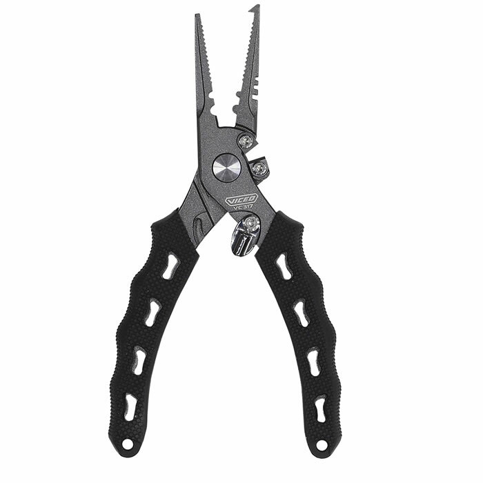 プロックス VICEO フッ素コートステンレスプライヤー 165mm VC317K (フィッシングプライヤー)