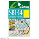 オーナー シングル14バーブレス SBL-14 (ルアーフック シングル) ゆうパケット可