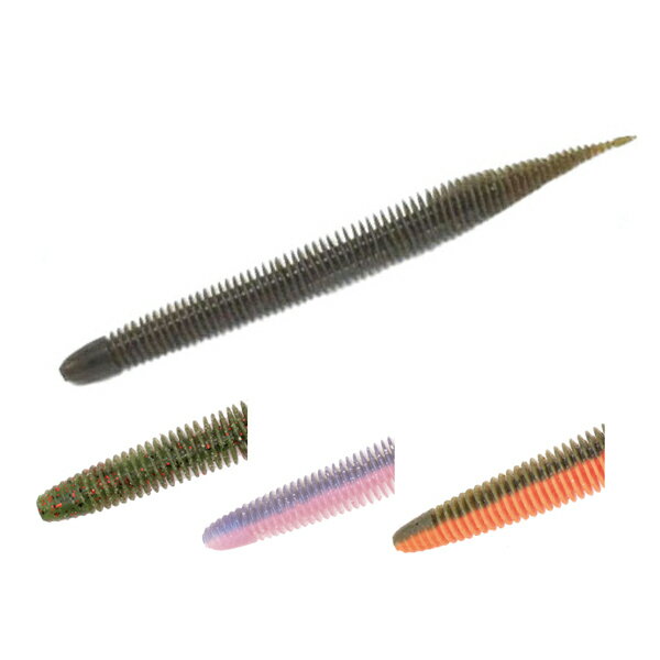 ジークラック ベローズスティック Fエコ 4.8in (ブラックバスワーム) ゆうパケット可